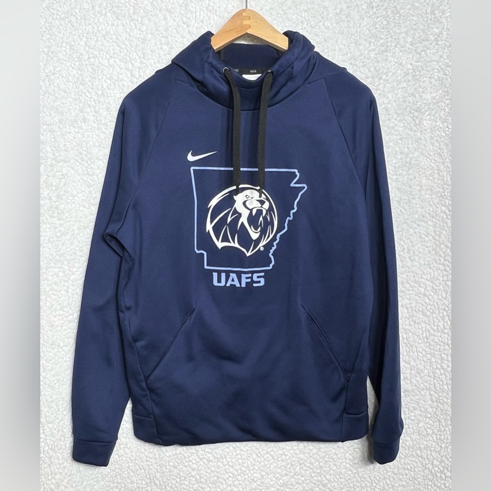 Nike Dri Fit UAFS University‎ of Arkansas Fort Smith Lions Logo Hoodie Men’s M